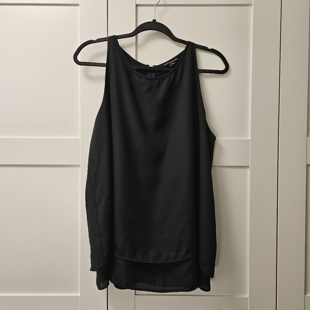 Zac & Rachel sleeveless top - XL black